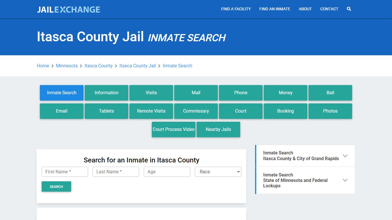 Itasca County Jail, MN Inmate Search: Roster & Mugshots - Jail Exchange